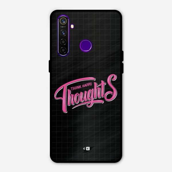 Joyful Thoughts Metal Back Case for Realme 5 Pro