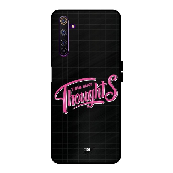 Joyful Thoughts Metal Back Case for Realme 6 Pro