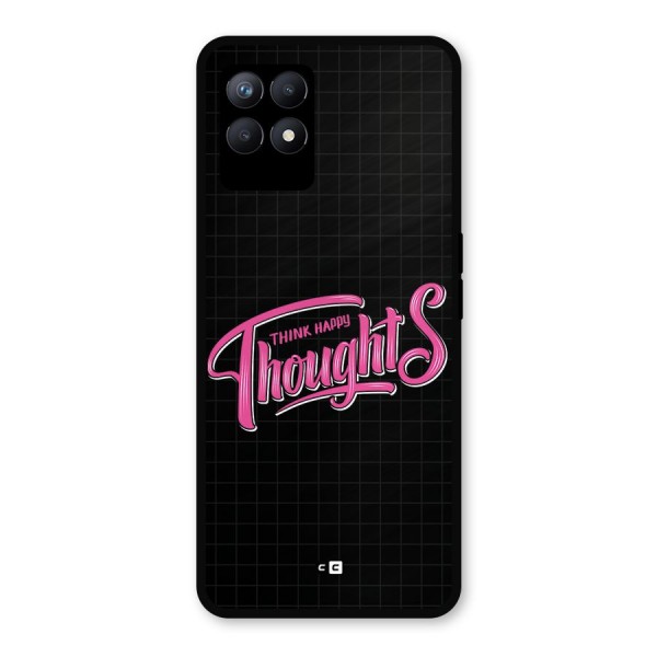 Joyful Thoughts Metal Back Case for Realme 8i