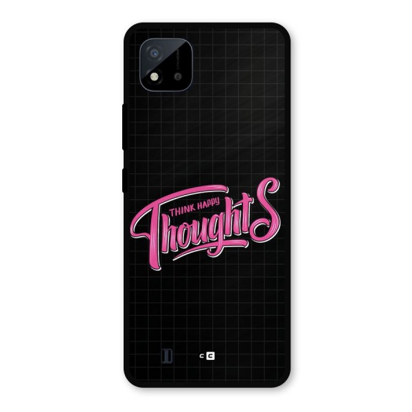 Joyful Thoughts Metal Back Case for Realme C11 2021