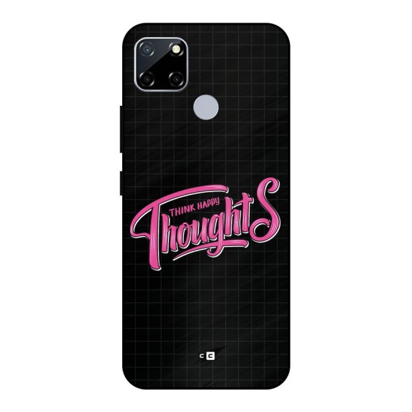 Joyful Thoughts Metal Back Case for Realme Narzo 20