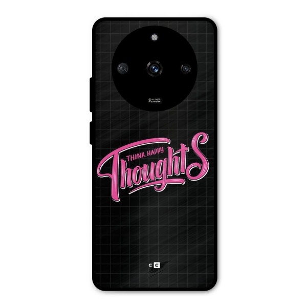 Joyful Thoughts Metal Back Case for Realme Narzo 60 5G