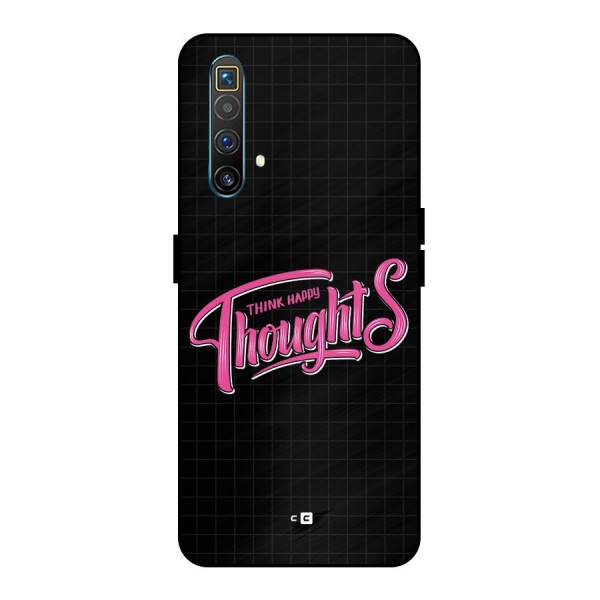 Joyful Thoughts Metal Back Case for Realme X3 SuperZoom