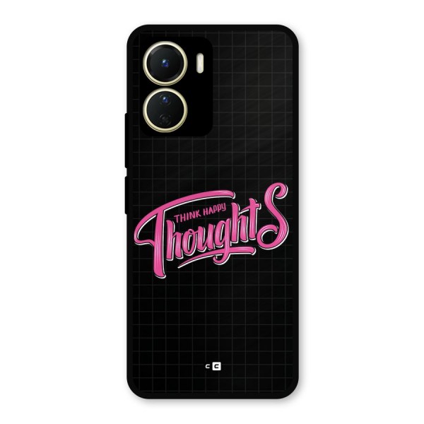 Joyful Thoughts Metal Back Case for Vivo T2x