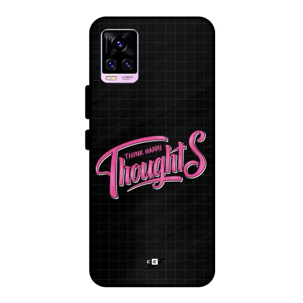 Joyful Thoughts Metal Back Case for Vivo V20 Pro