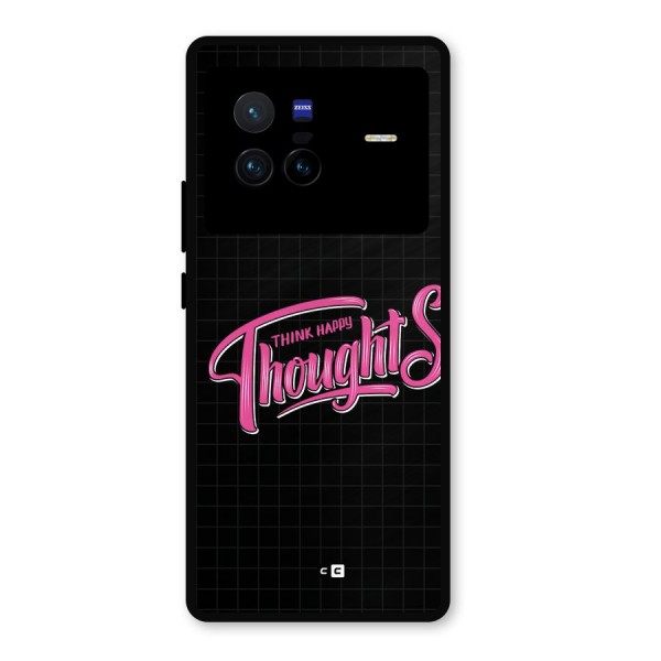 Joyful Thoughts Metal Back Case for Vivo X80