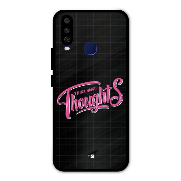 Joyful Thoughts Metal Back Case for Vivo Y12