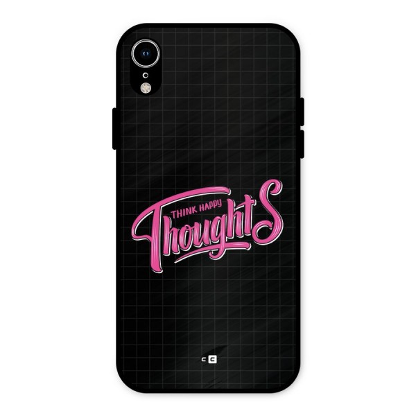 Joyful Thoughts Metal Back Case for iPhone XR
