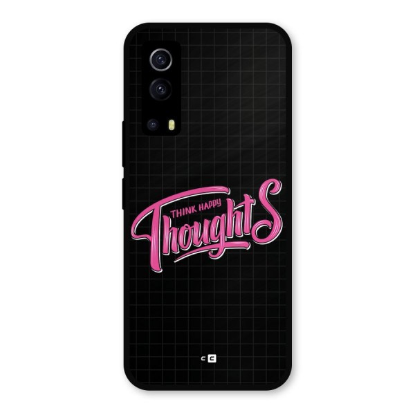 Joyful Thoughts Metal Back Case for iQOO Z3