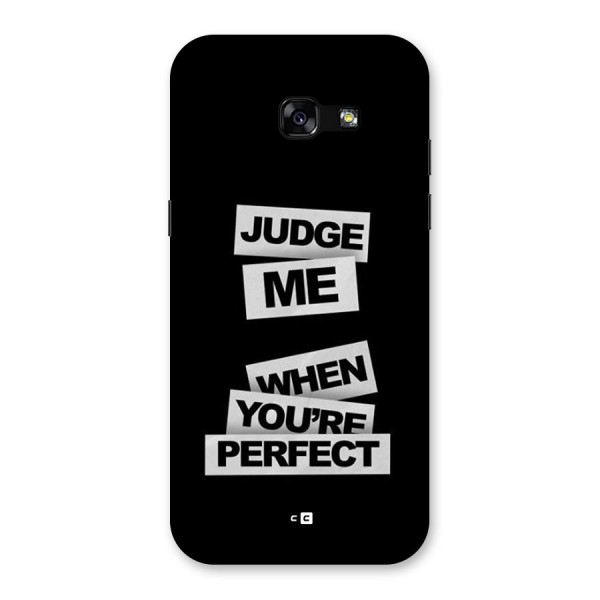 Judge Me When Back Case for Galaxy A5 2017