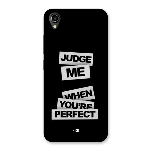 Judge Me When Back Case for Vivo Y91i