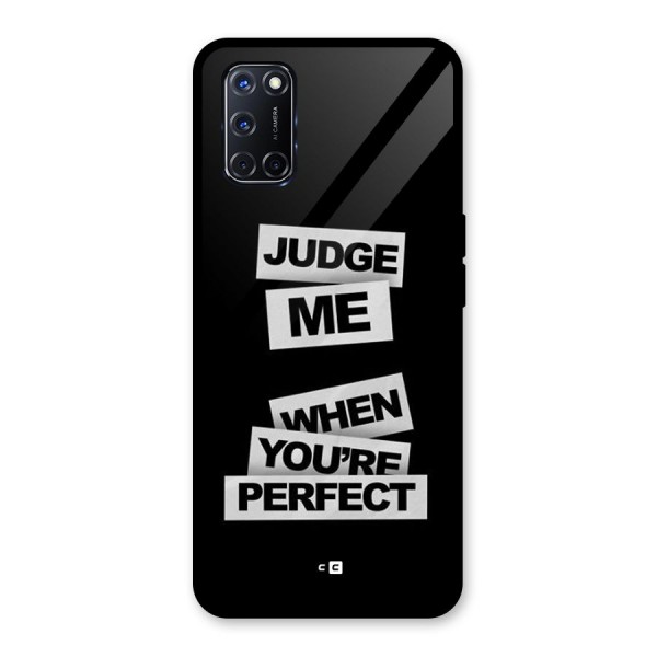 Judge Me When Glass Back Case for Oppo A52