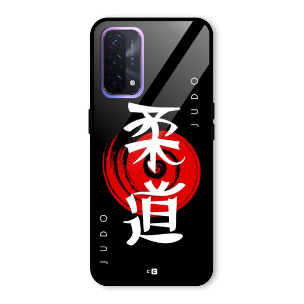 Judo Art Glass Back Case for Oppo A74 5G