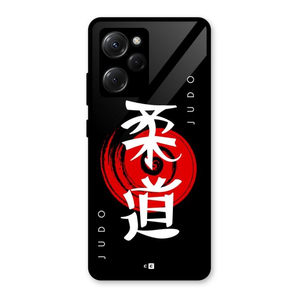 Judo Art Glass Back Case for Poco X5 Pro