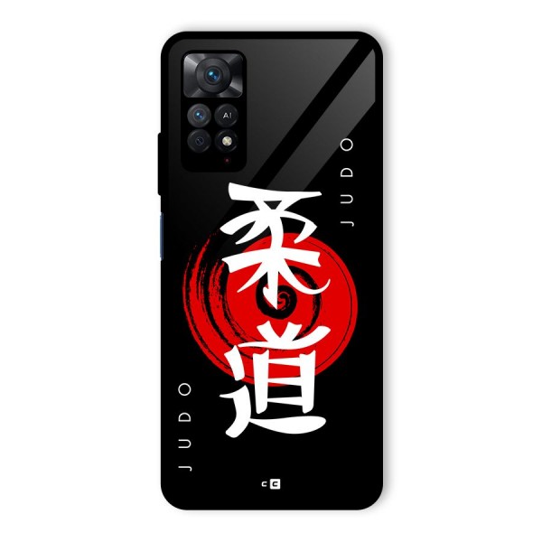 Judo Art Glass Back Case for Redmi Note 11 Pro