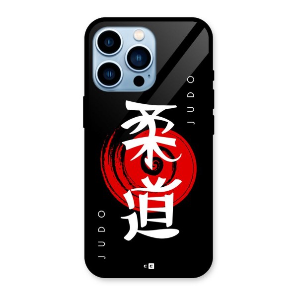 Judo Art Glass Back Case for iPhone 13 Pro