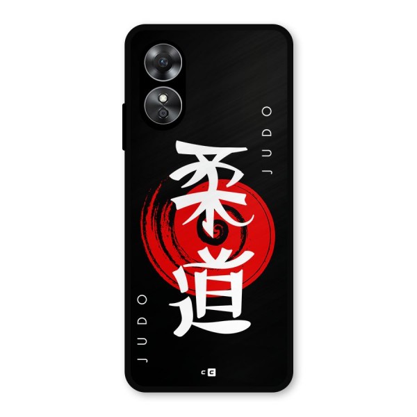 Judo Art Metal Back Case for Oppo A17