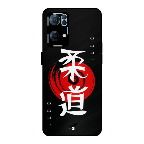 Judo Art Metal Back Case for Oppo Reno7 Pro 5G