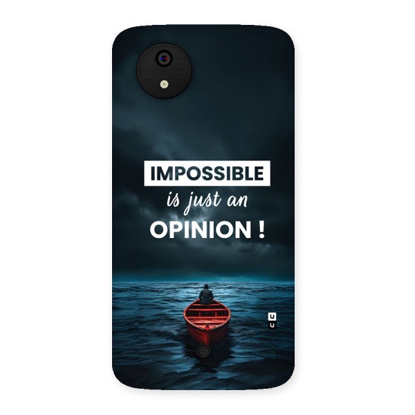 Just An Opinion Back Case for Canvas A1  AQ4501
