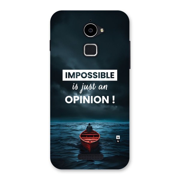 Just An Opinion Back Case for Coolpad Note 3 Lite