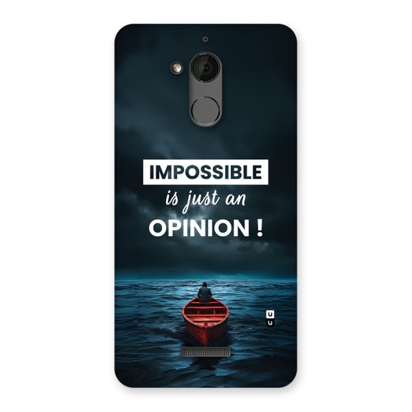 Just An Opinion Back Case for Coolpad Note 5