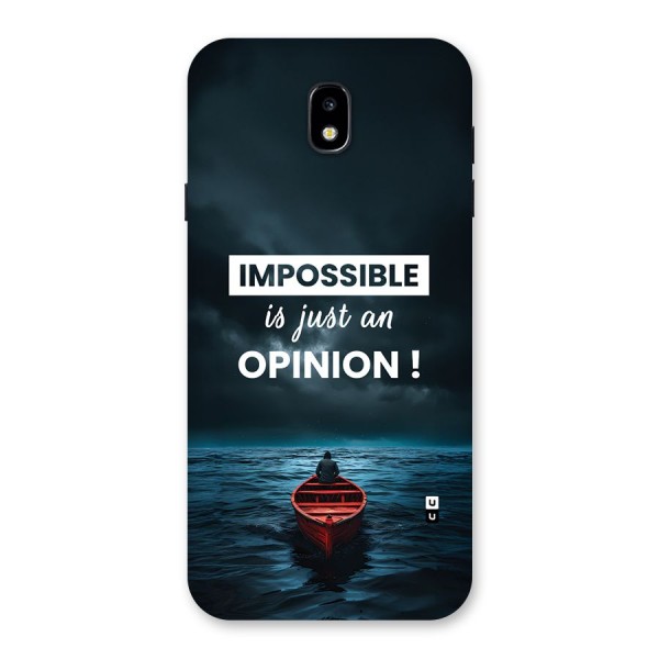 Just An Opinion Back Case for Galaxy J7 Pro