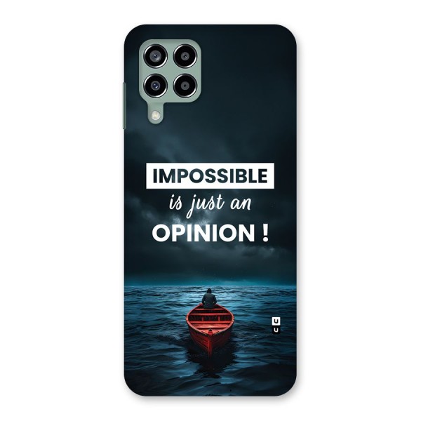 Just An Opinion Back Case for Galaxy M33