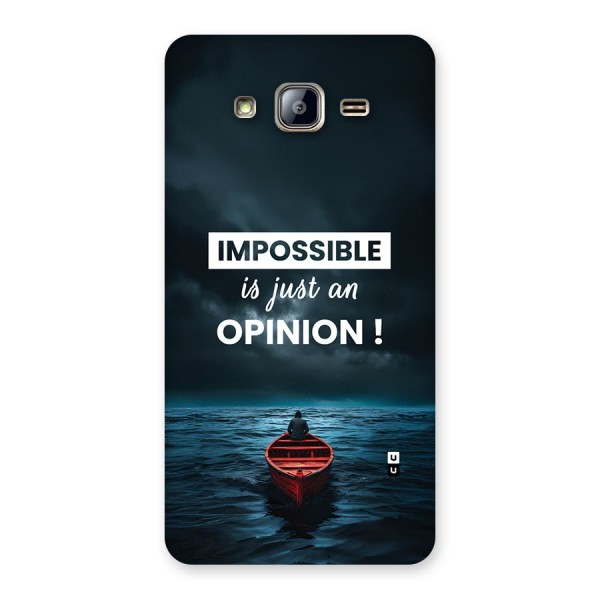 Just An Opinion Back Case for Galaxy On5