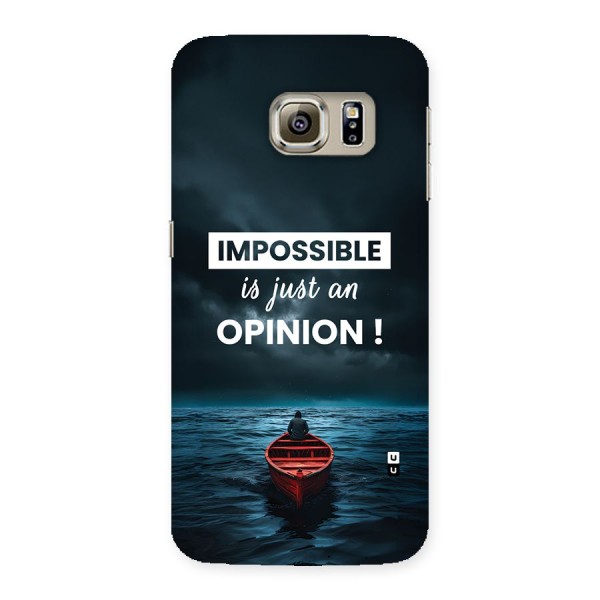 Just An Opinion Back Case for Galaxy S6 Edge Plus