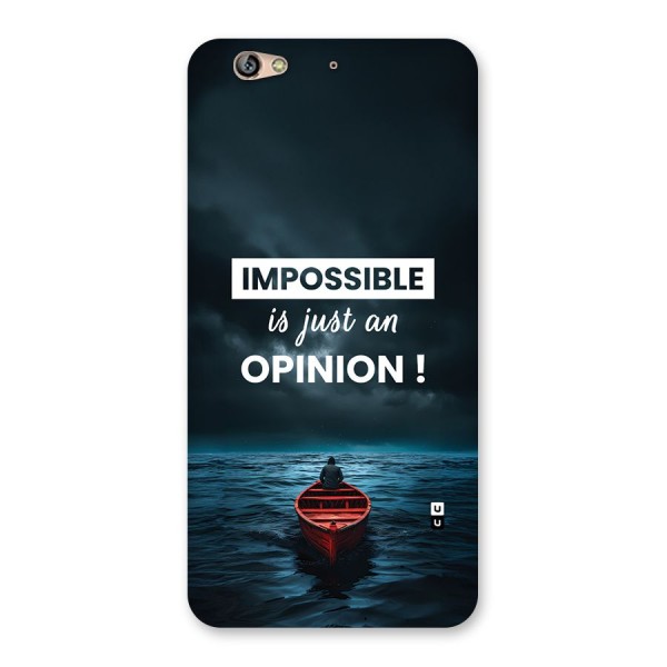 Just An Opinion Back Case for Gionee S6