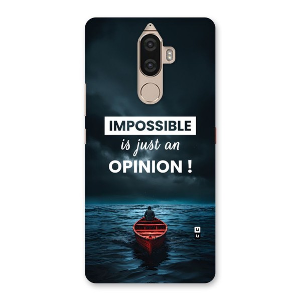 Just An Opinion Back Case for Lenovo K8 Note