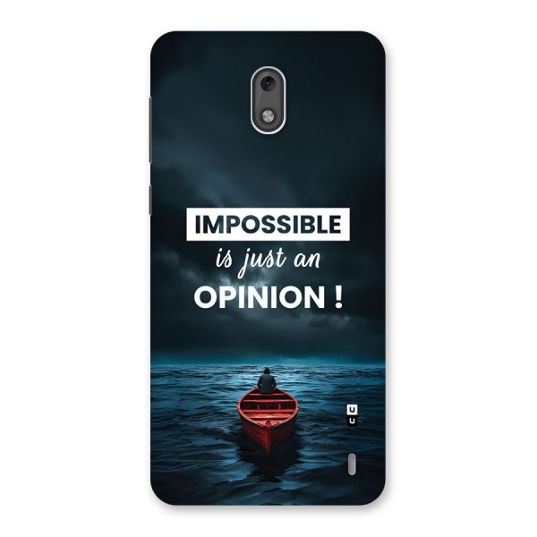 Just An Opinion Back Case for Nokia 2