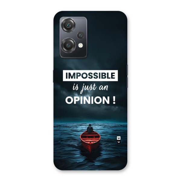 Just An Opinion Back Case for OnePlus Nord CE 2 Lite 5G