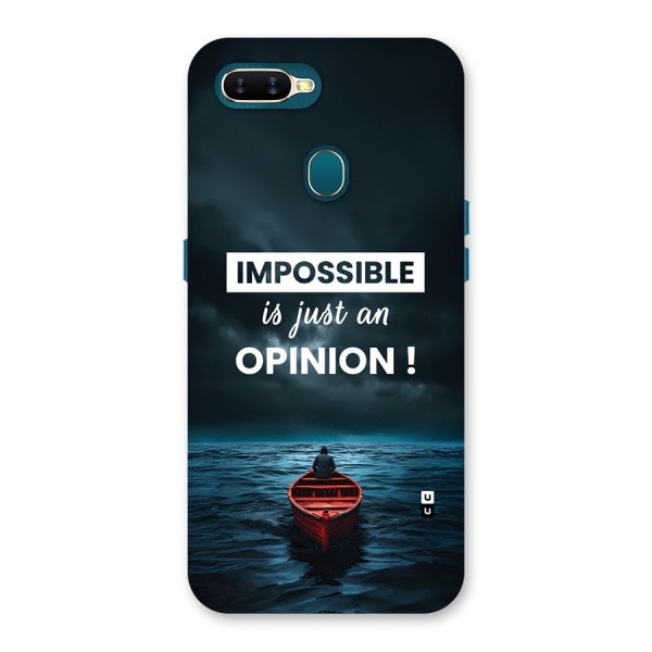 Just An Opinion Back Case for Oppo A11k