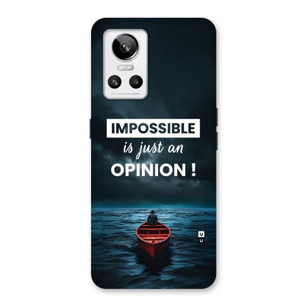 Just An Opinion Back Case for Realme GT Neo 3