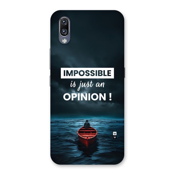 Just An Opinion Back Case for Vivo NEX