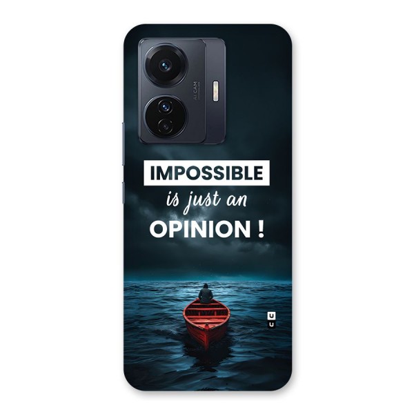 Just An Opinion Back Case for Vivo iQOO Z6 Pro