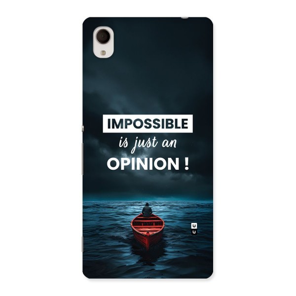 Just An Opinion Back Case for Xperia M4 Aqua