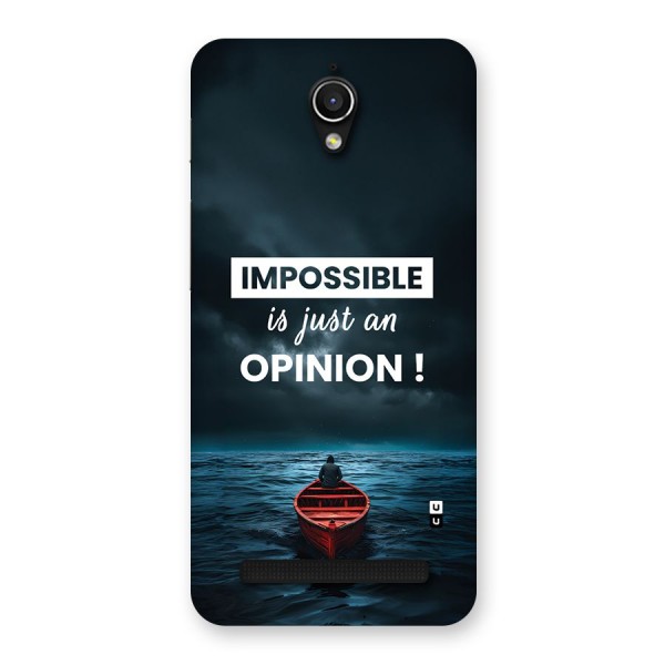 Just An Opinion Back Case for Zenfone Go