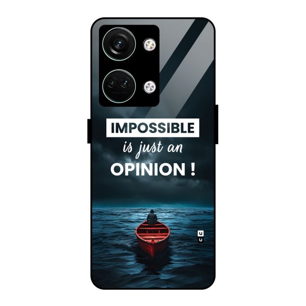 Just An Opinion Glass Back Case for Oneplus Nord 3