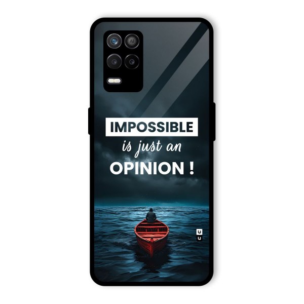 Just An Opinion Glass Back Case for Realme 8s 5G