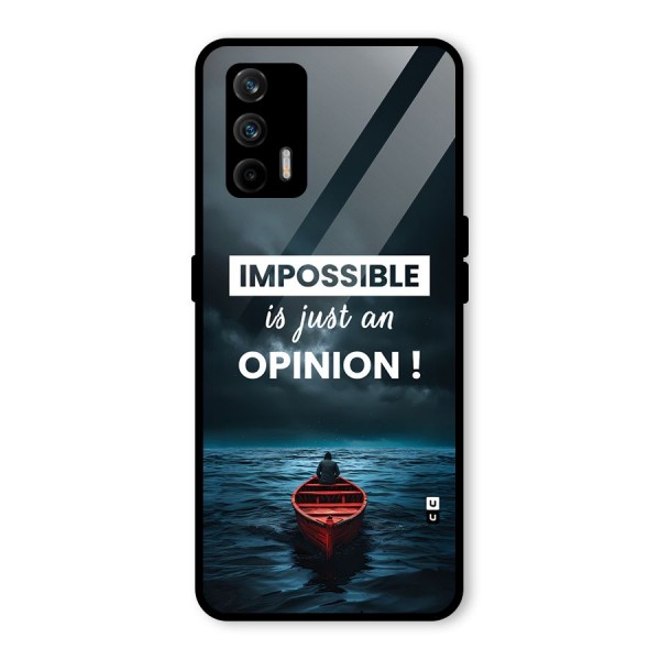 Just An Opinion Glass Back Case for Realme GT 5G