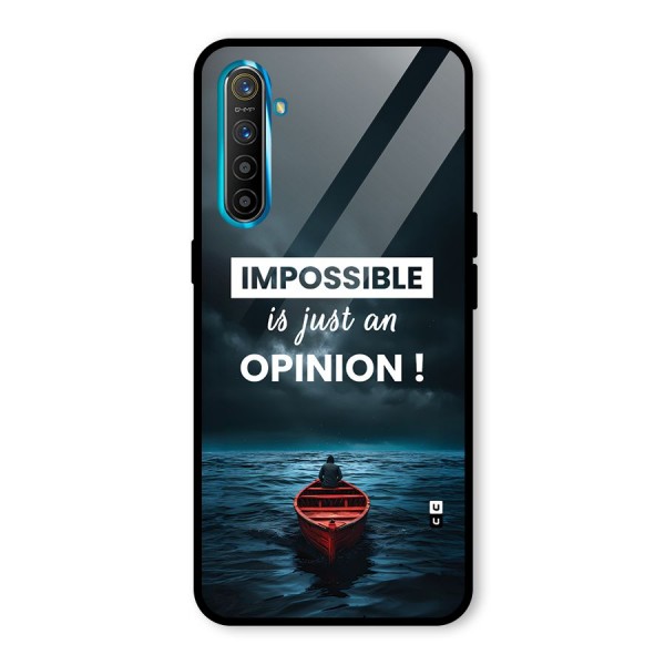 Just An Opinion Glass Back Case for Realme XT