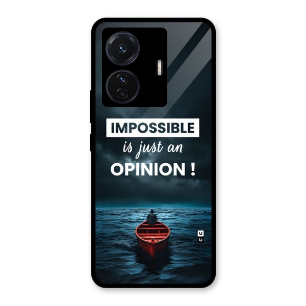 Just An Opinion Glass Back Case for Vivo T1 Pro