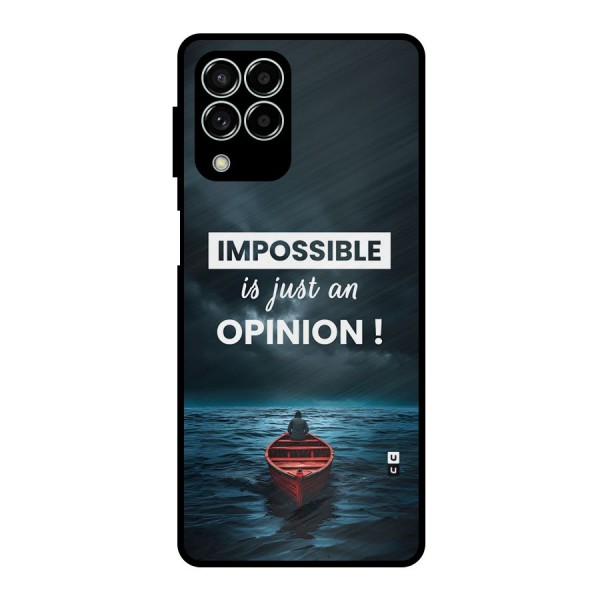 Just An Opinion Metal Back Case for Galaxy M33