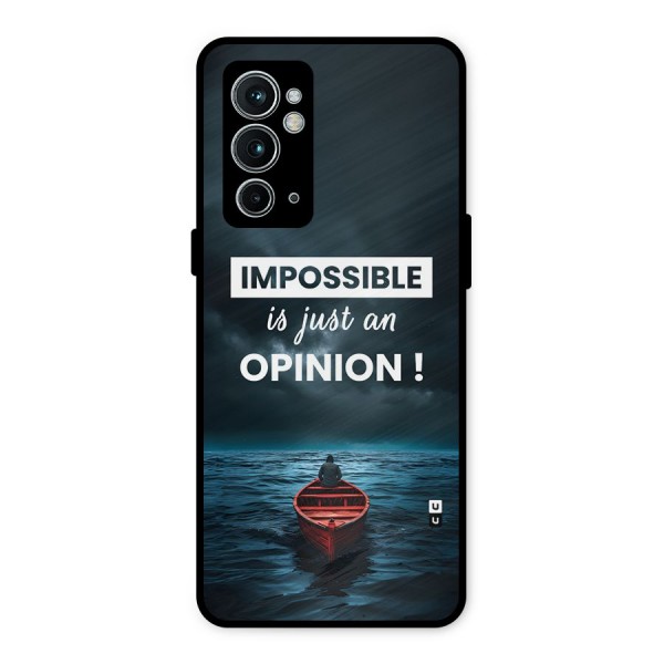 Just An Opinion Metal Back Case for OnePlus 9RT 5G