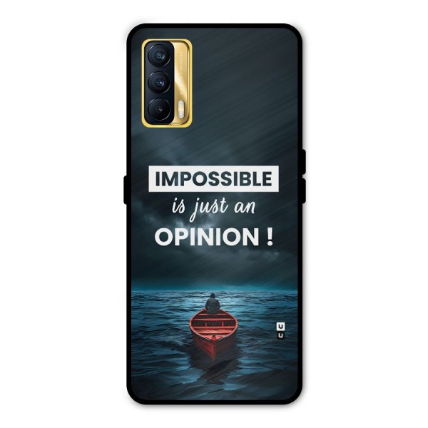 Just An Opinion Metal Back Case for Realme X7