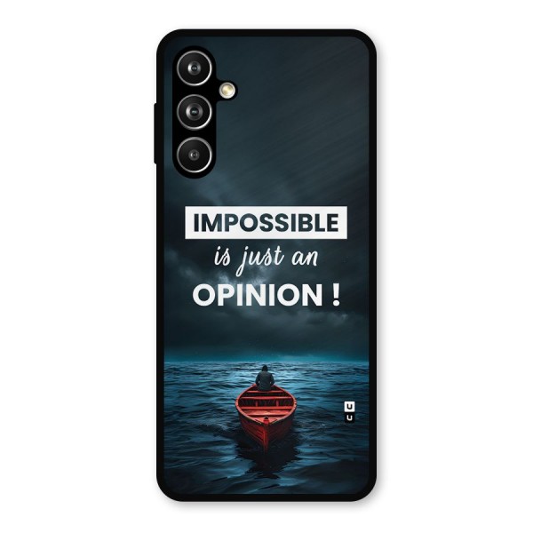 Just An Opinion Metal Back Case for Samsung Galaxy M54