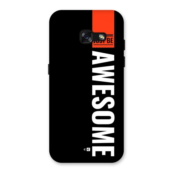 Just Be Awesome Back Case for Galaxy A3 (2017)