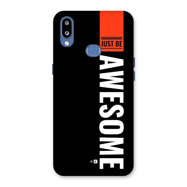 Just Be Awesome Back Case for Galaxy M01s